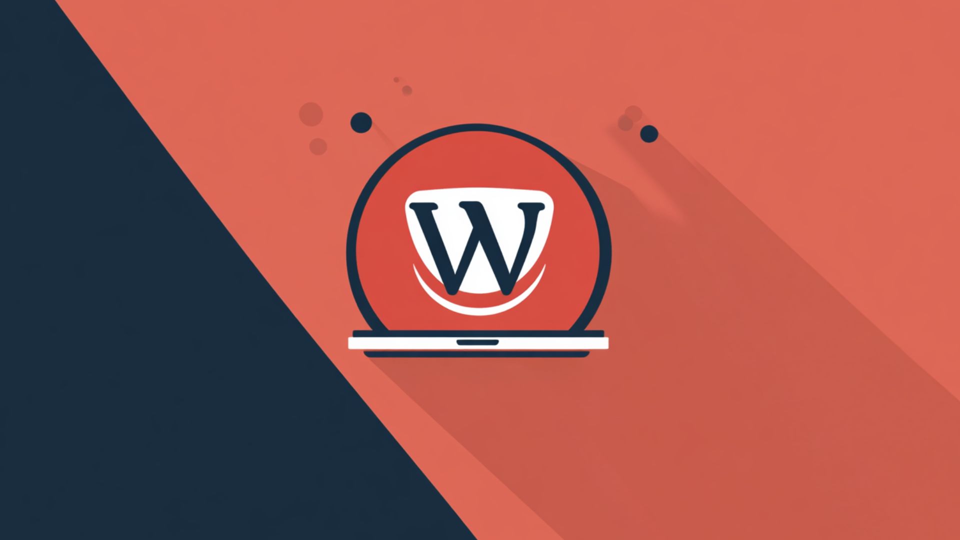 Användarvänlig CMS för företag – WordPress dashboard på laptop